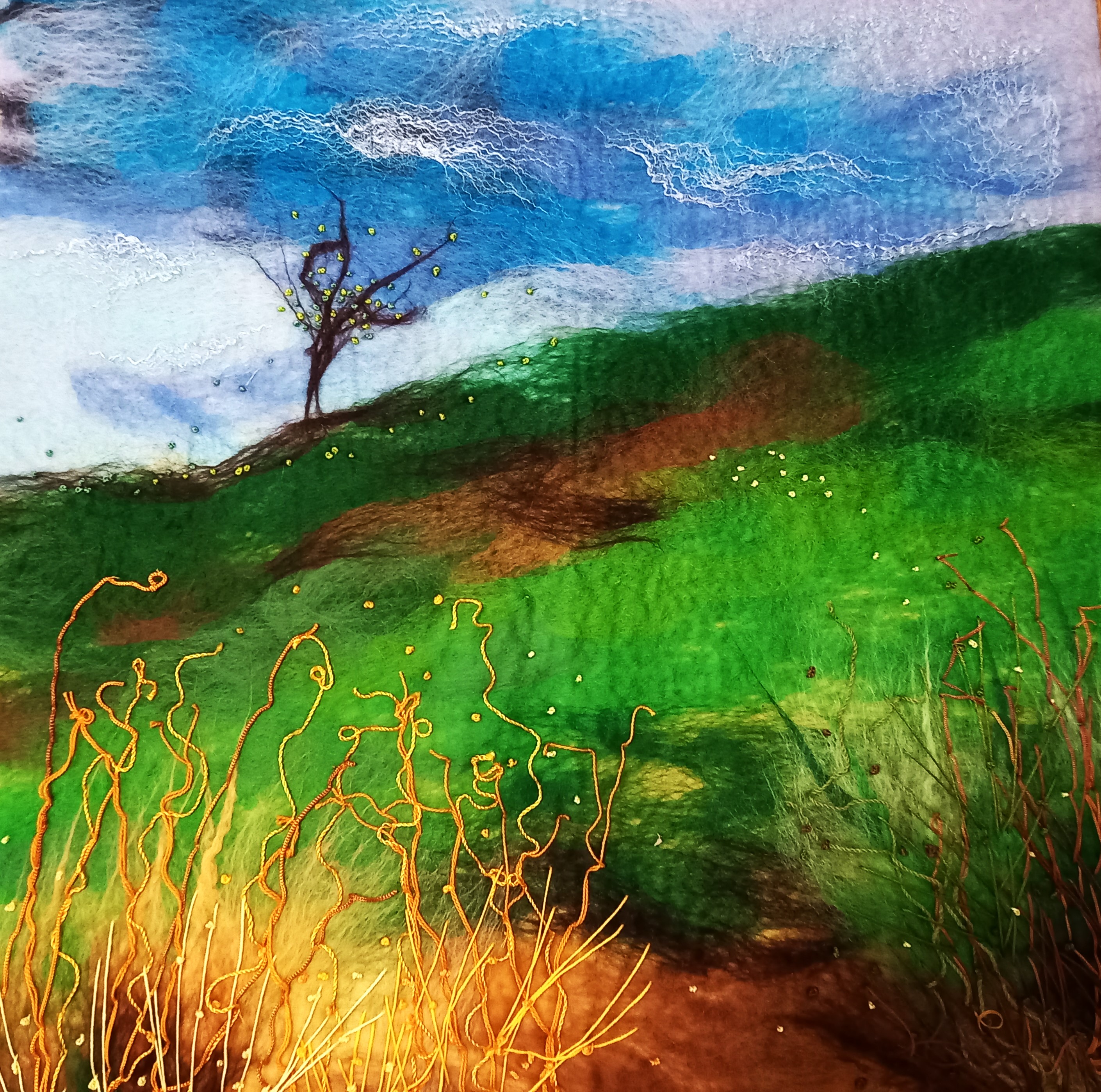 Wall Art - Original Felted Art Pictures